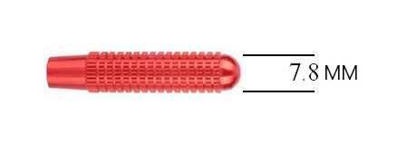 Dveřní kolíky / západky Mercedes Benz (W176 / C117 / X156) - (7,80mm) - červené